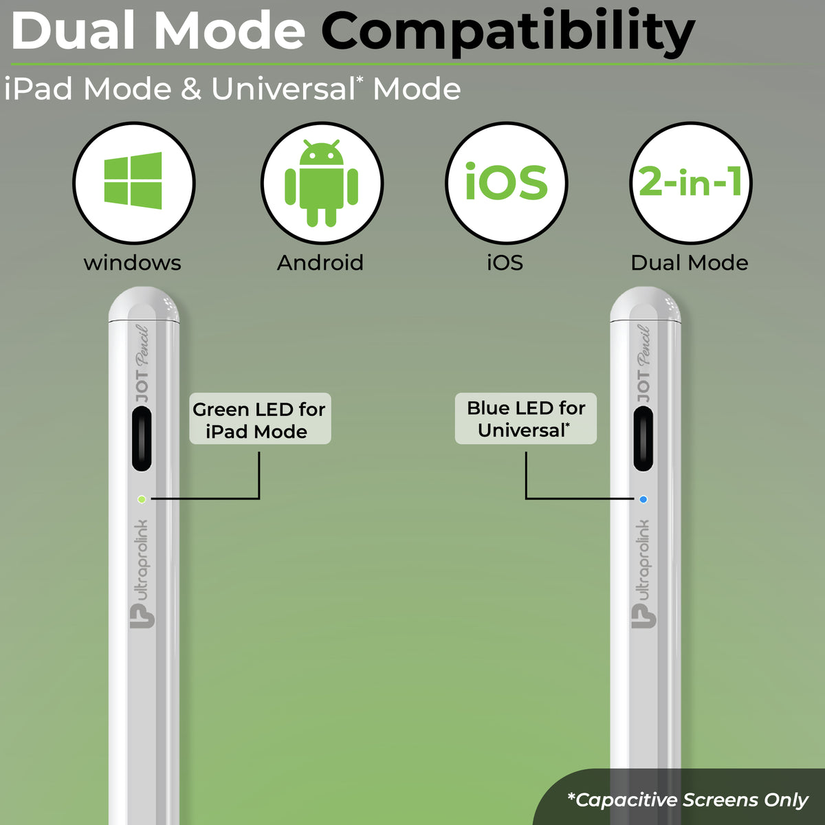 Dual   Mode   Stylus   for   iOs   /   Android   /   Windows-JOT   Pencil   |   palm   rejection   support   on   ipads and androids detail
